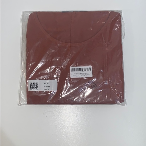 SHOP DORDOR Women's Soft Jersey Knit Scoop Tank - Picture 2 of 3